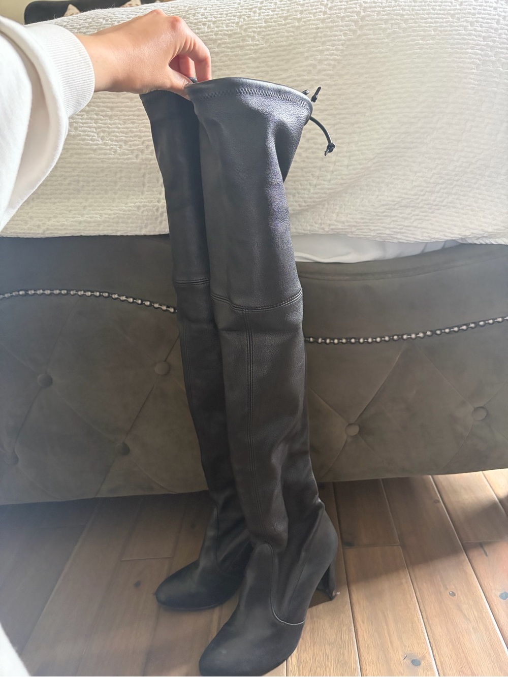 Stuart Weitzman Over the Knee Black Boots